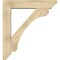Ekena Millwork Legacy Slat Rough Sawn Bracket w/ Offset Brace, Douglas Fir, 8"W x 40"D x 44"H BKT0806X40X44LEC06RDF - alternate 2